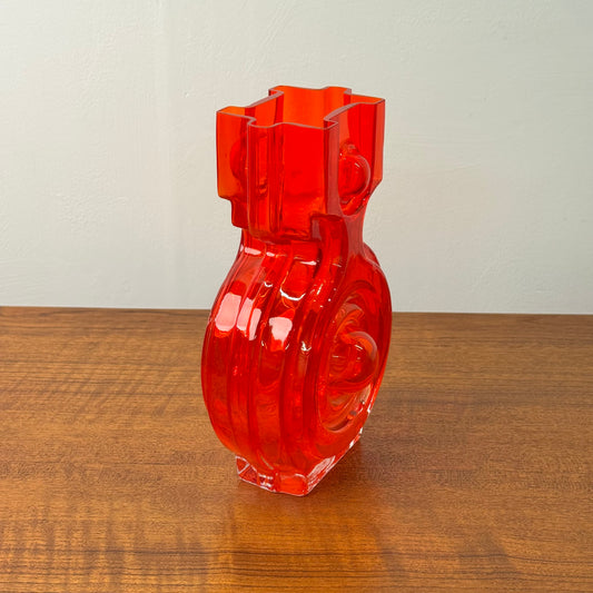 1960s Glass vase by Helena Tynell Finland