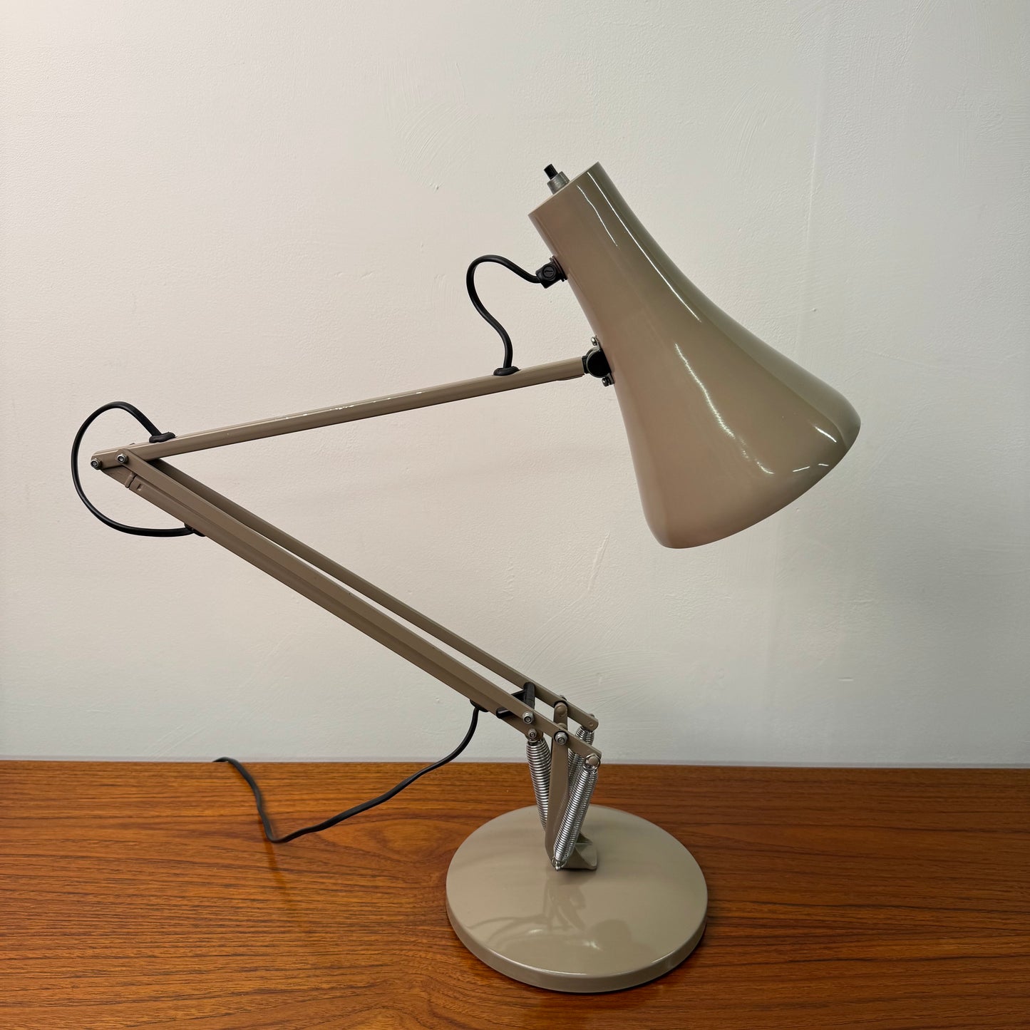1970s putty anglepoise lamp by Herbert Terry
