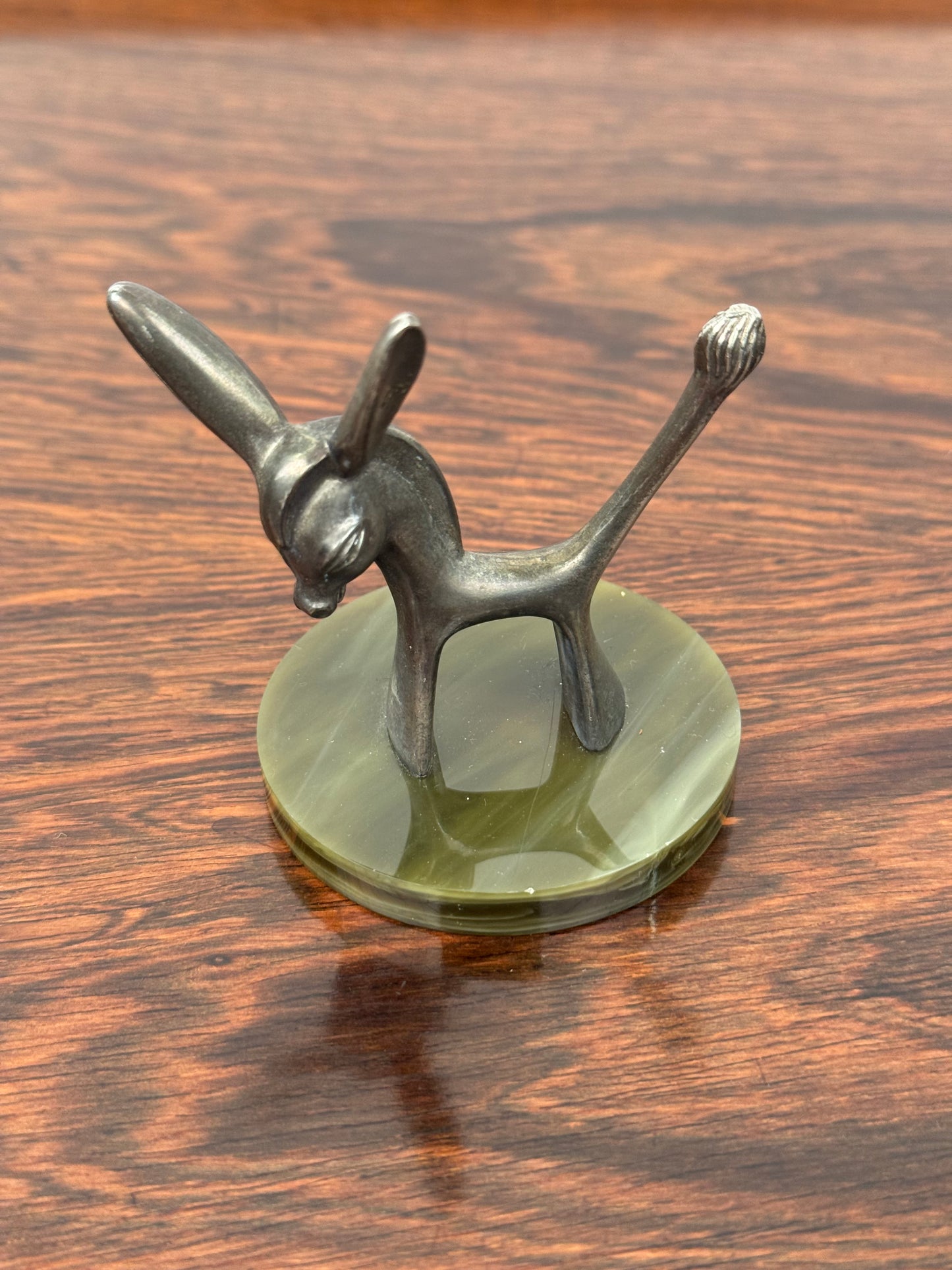 1970s silver plated donkey by Seba