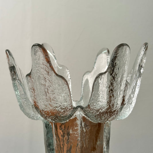 Flair vase for Ravenhead glass 1970s