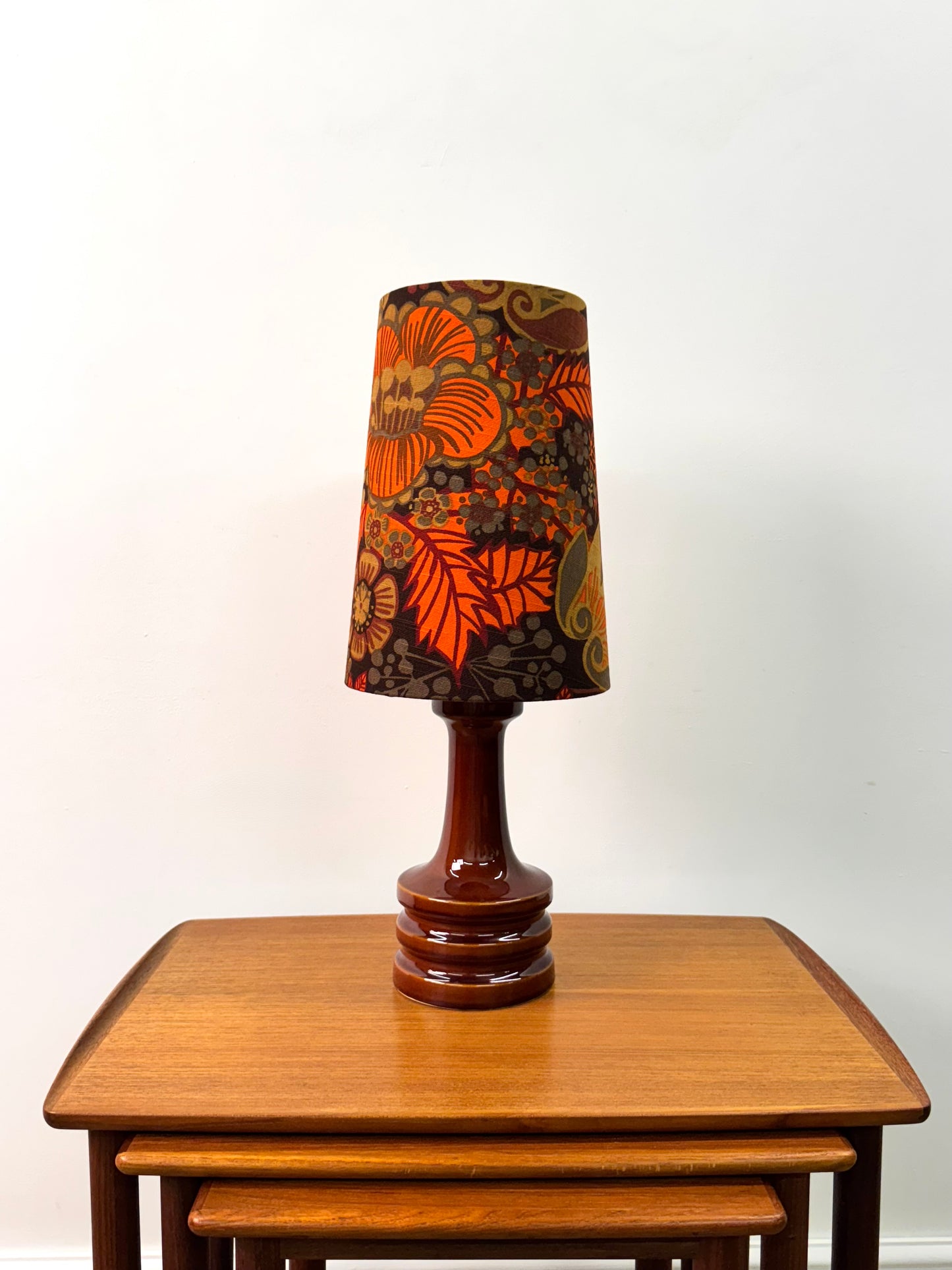 1970s German ceramic table lamp