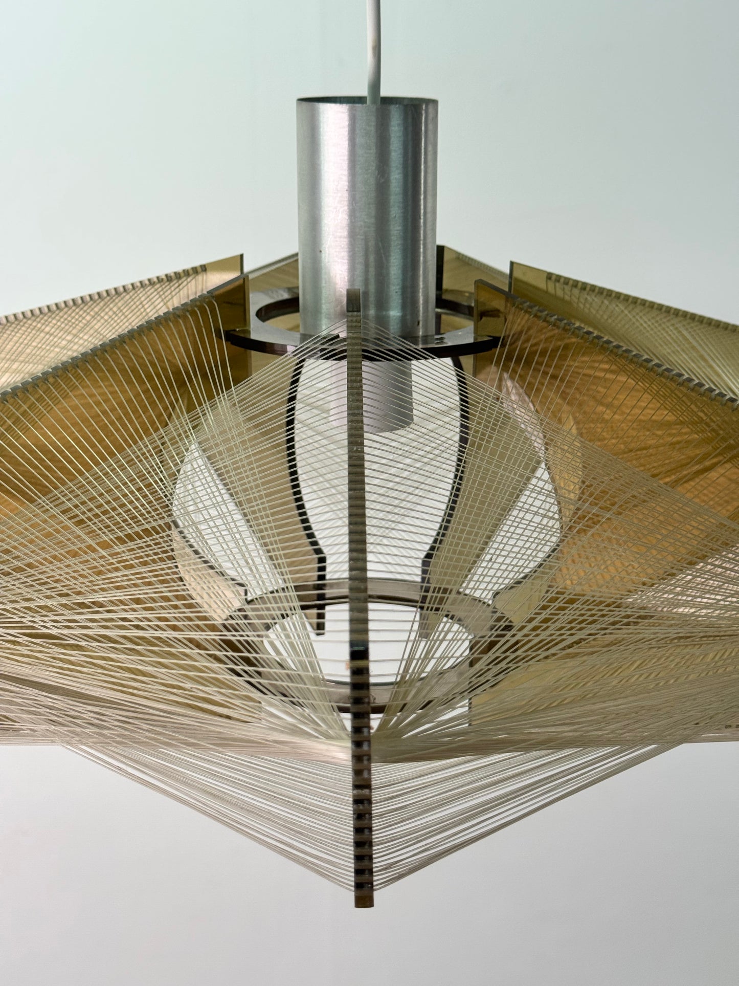 Nylon string light by Paul Secon