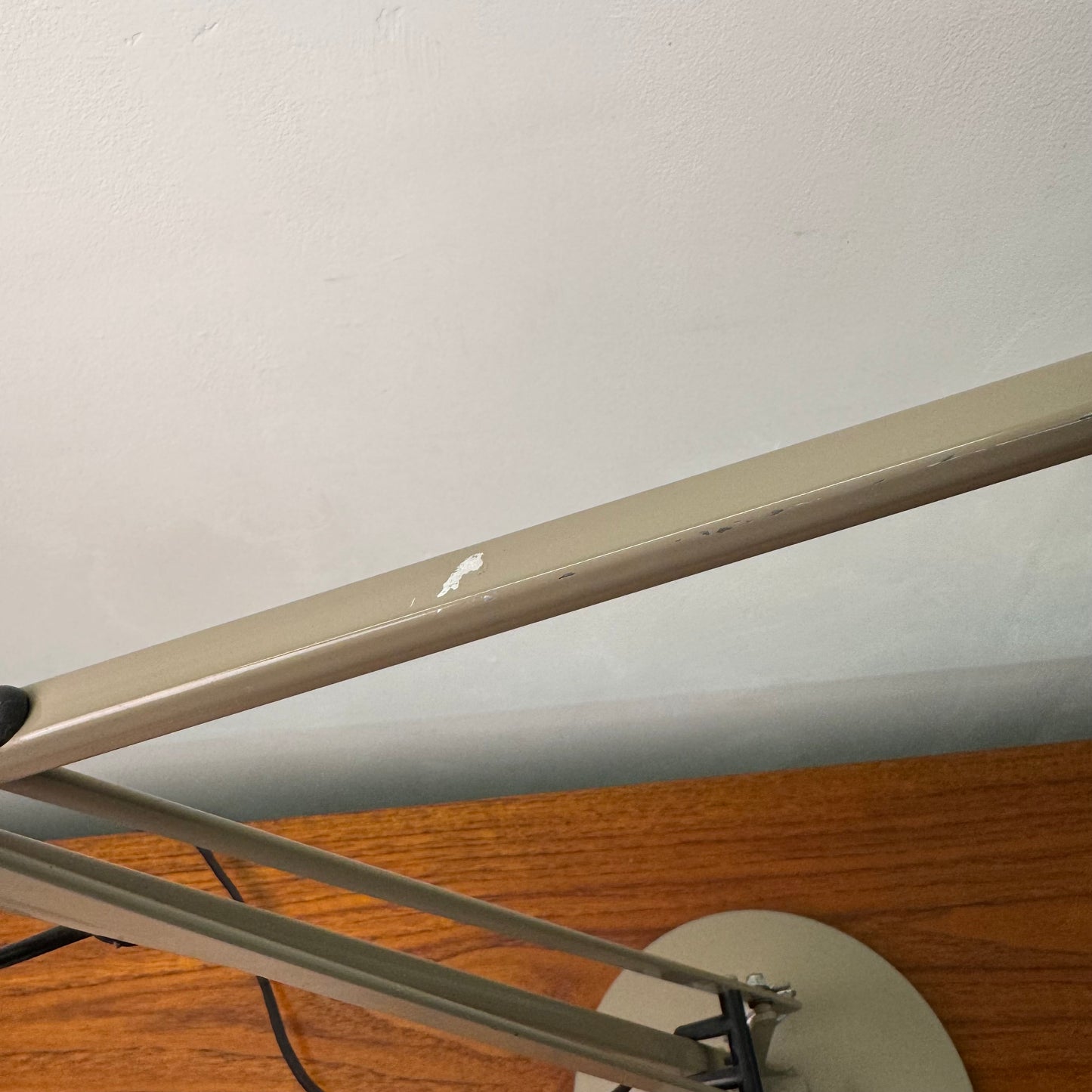 1970s putty anglepoise lamp by Herbert Terry