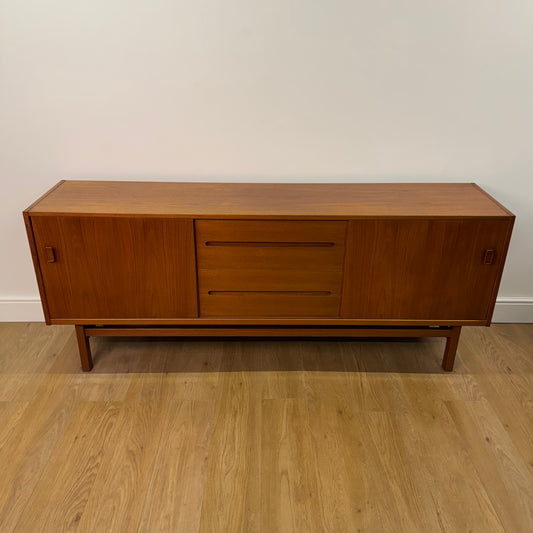 1960s short teak sideboard by Nils Jonsson Sweden