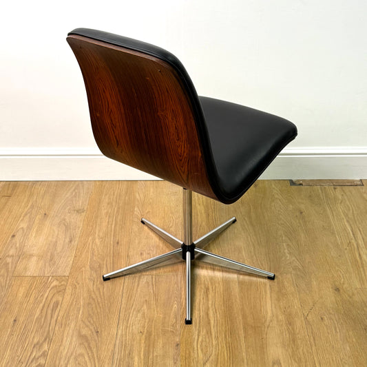 1960s Rosewood swivel chairs by Robert Heritage