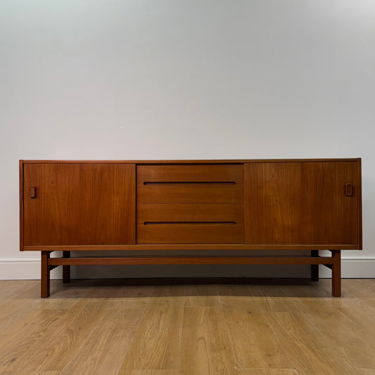 1960s short teak sideboard by Nils Jonsson Sweden
