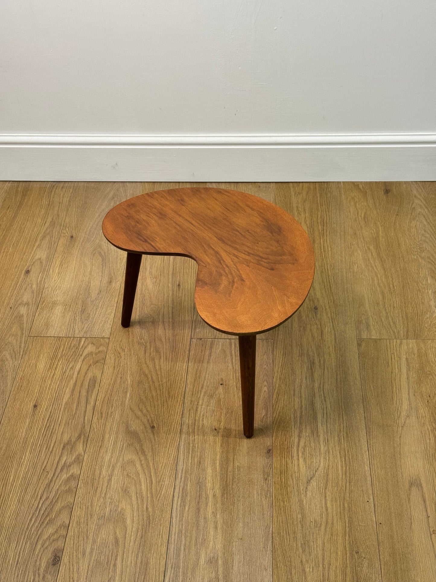 1950s kidney shape side table