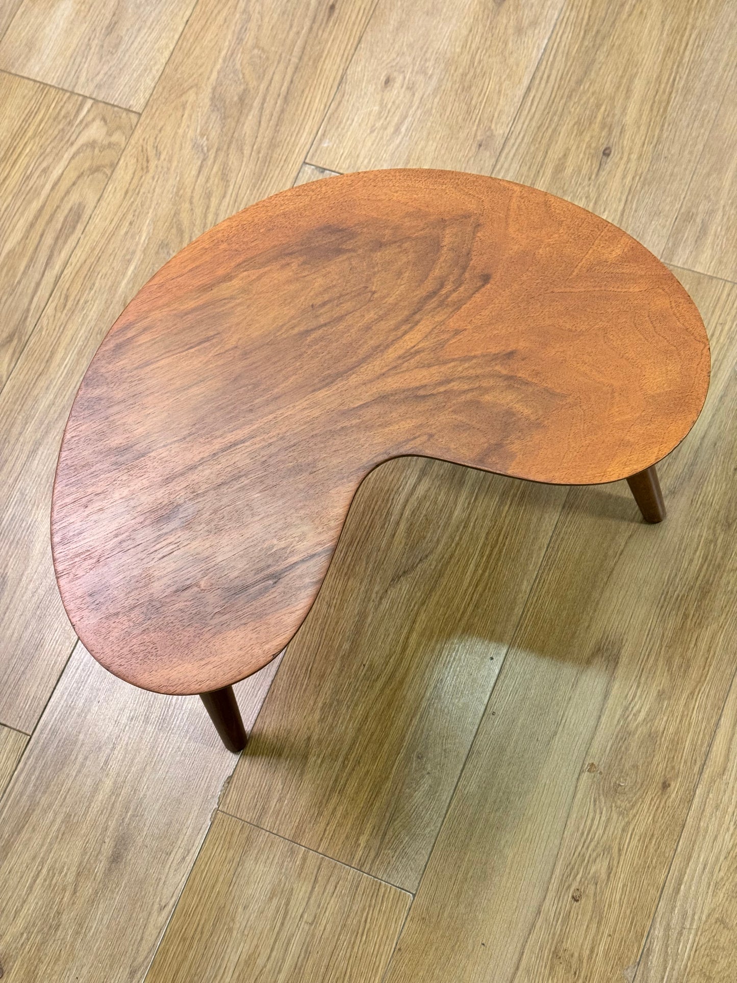 1950s kidney shape side table