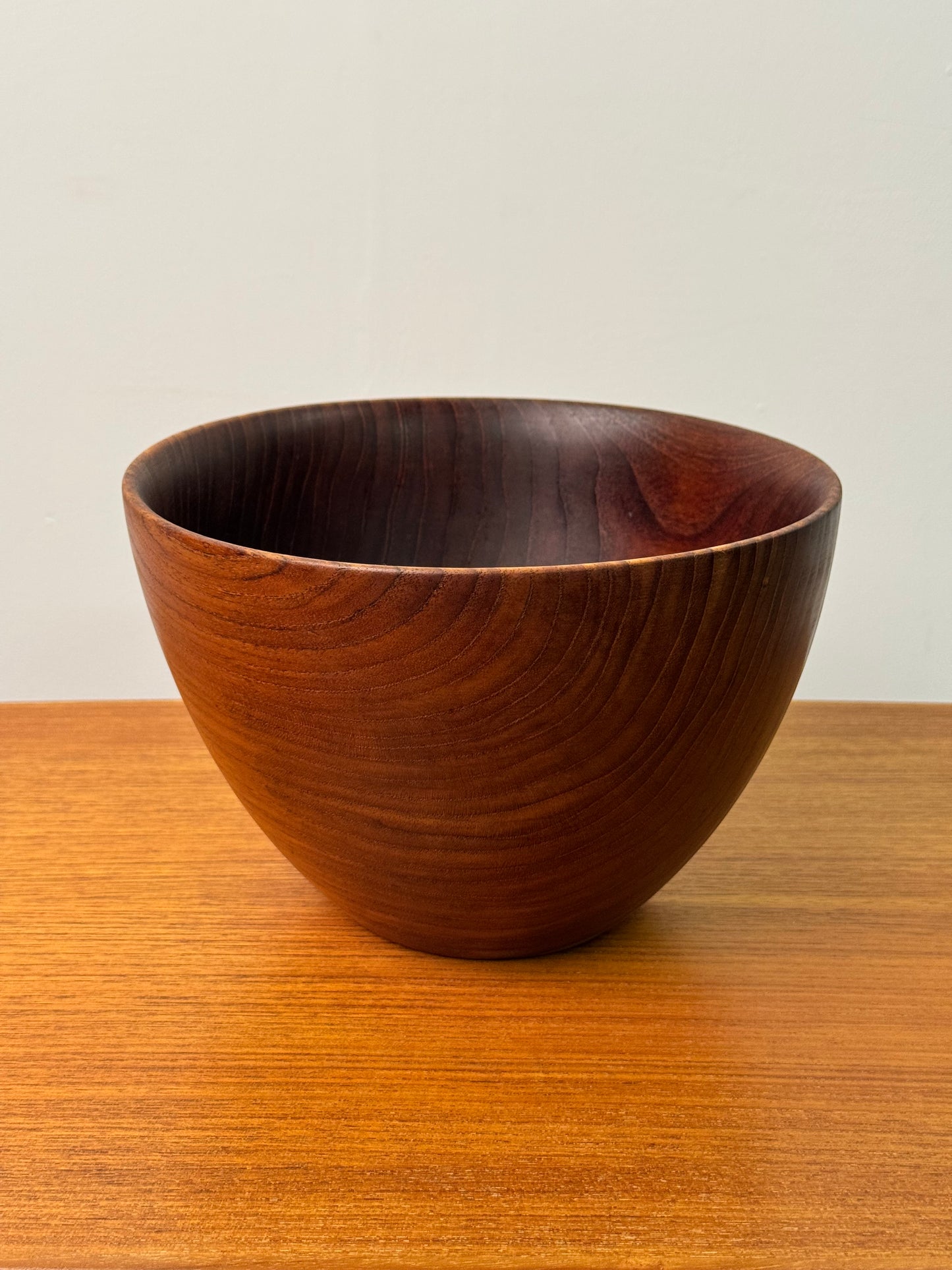 1960s teak turned salad bowl by Galatix