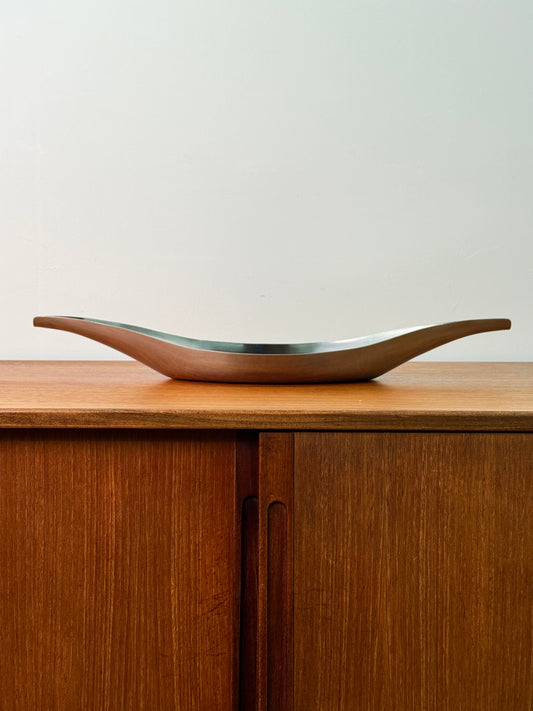 Stainless steel fruit bowl by Satinsteel London