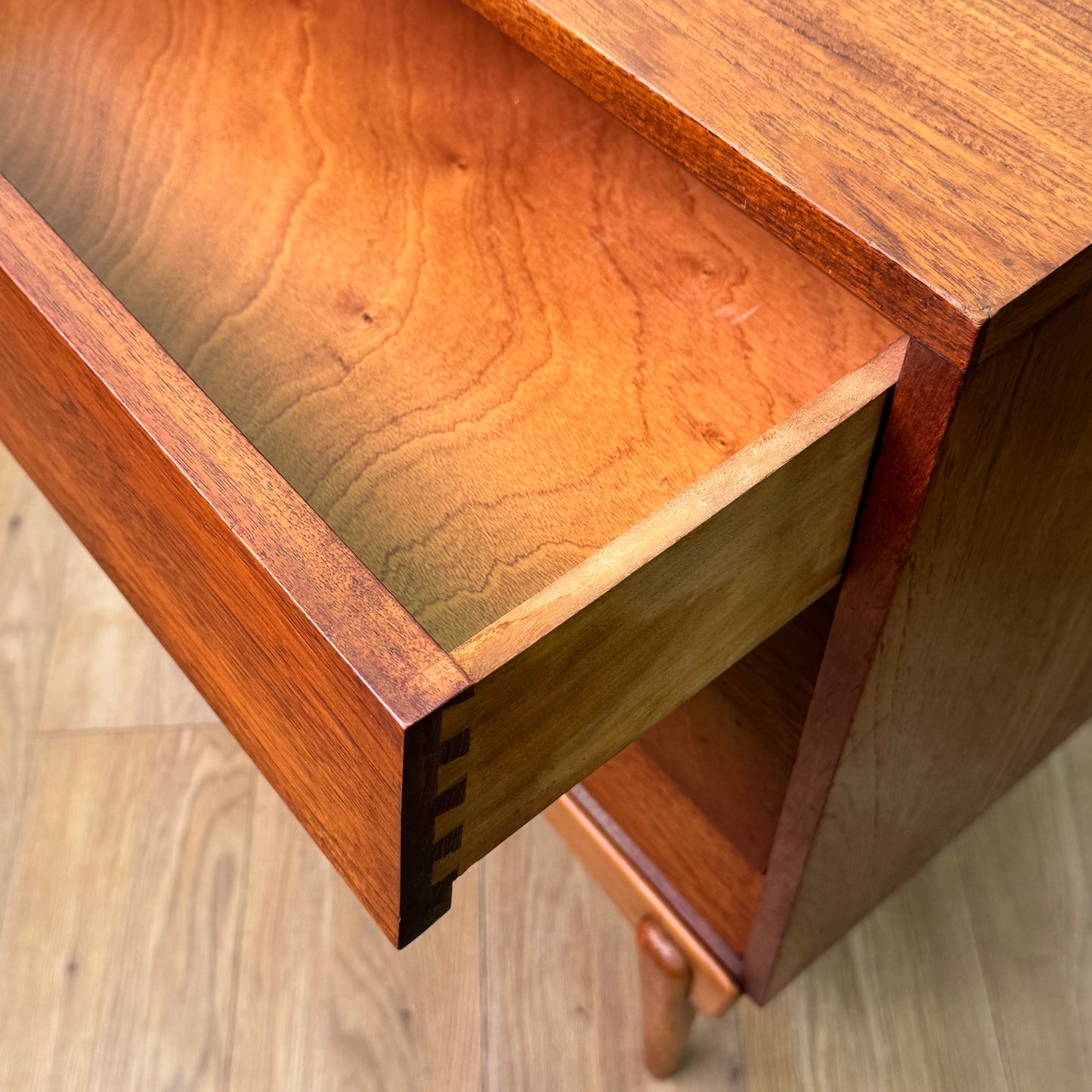 Swedish 1950s teak chest of drawers