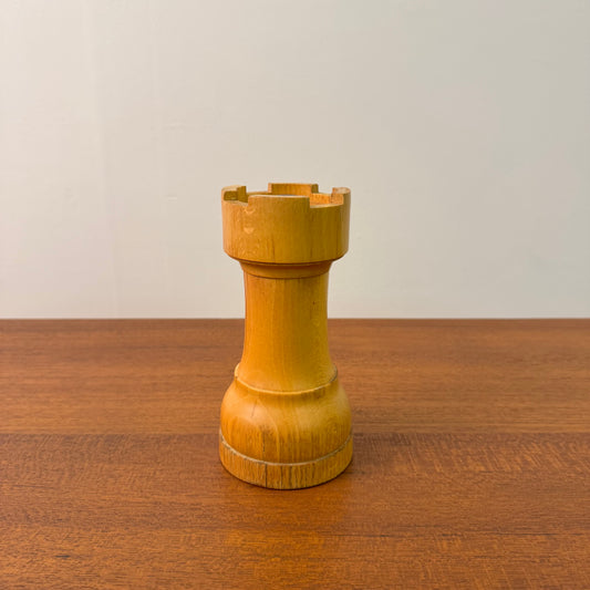 1960s chess piece pepper grinder by Tre Spade Italy