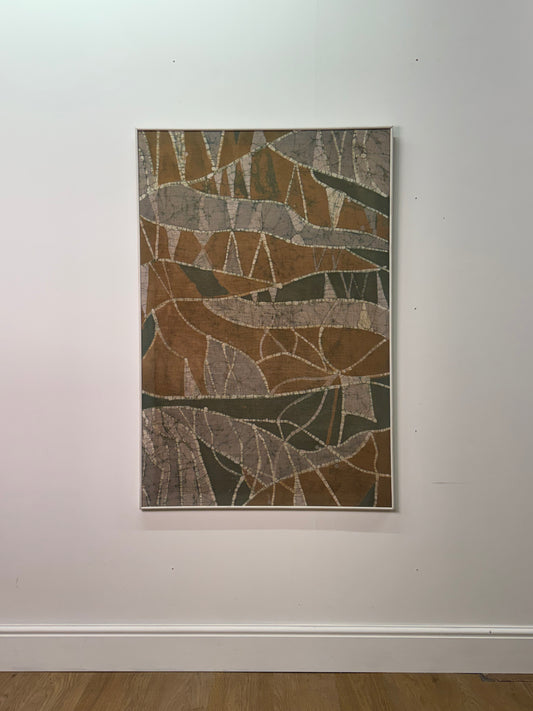 1960s Batik textile artwork by Irene Browning