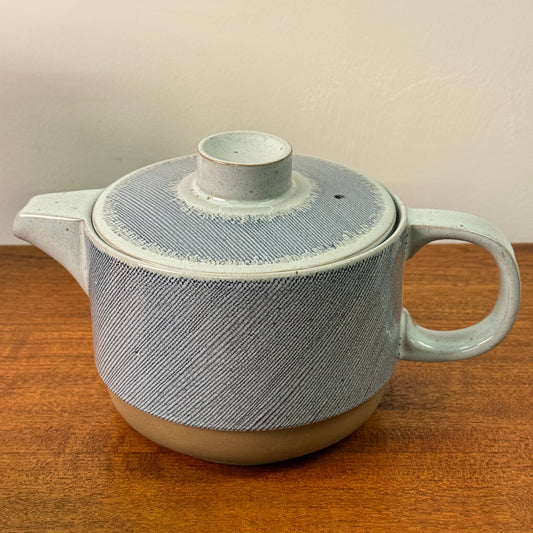 1970s Denim pattern stoneware tea set by Midwinter