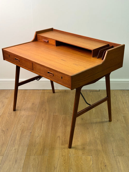 1960s Danish teak desk by Arne Wahl Iversen