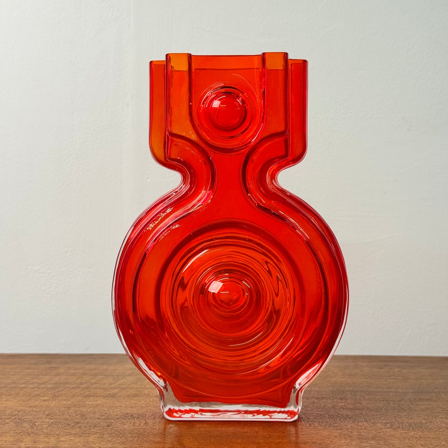 1960s Glass vase by Helena Tynell Finland