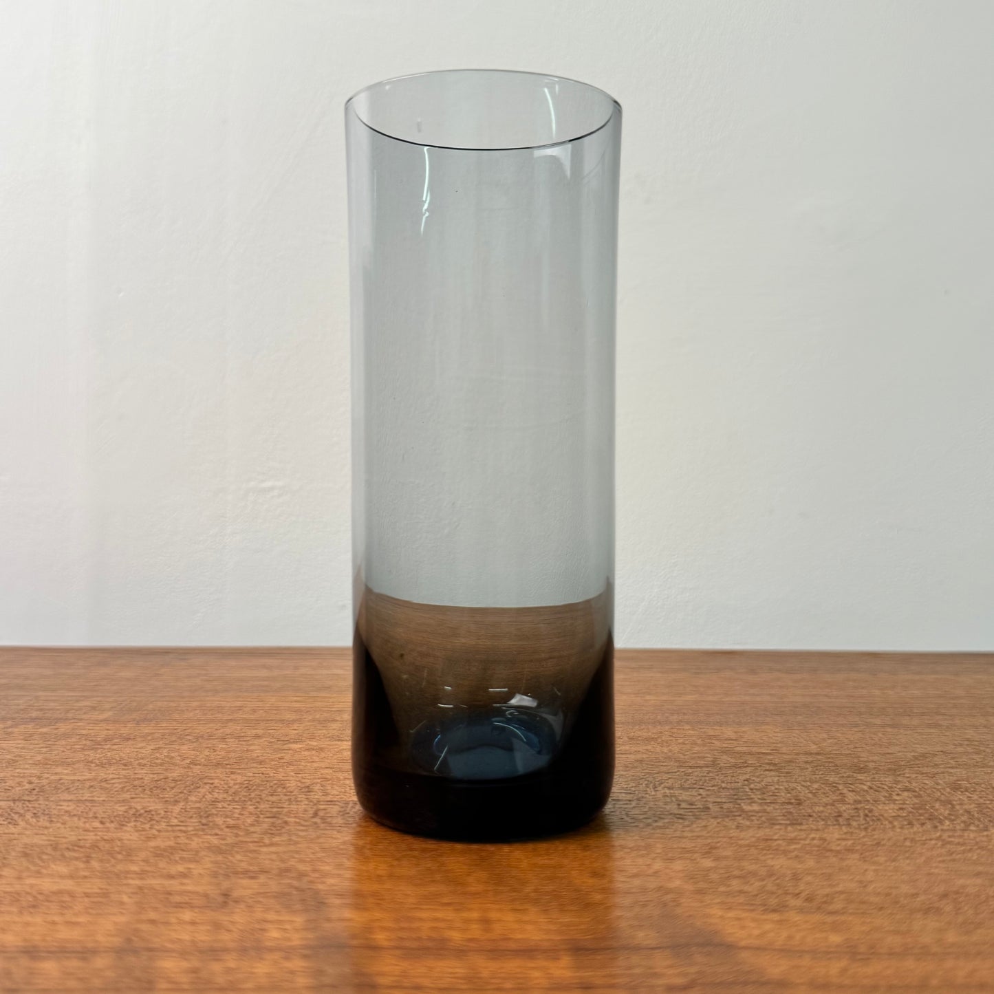 1960s thin walled grey drinking glasses