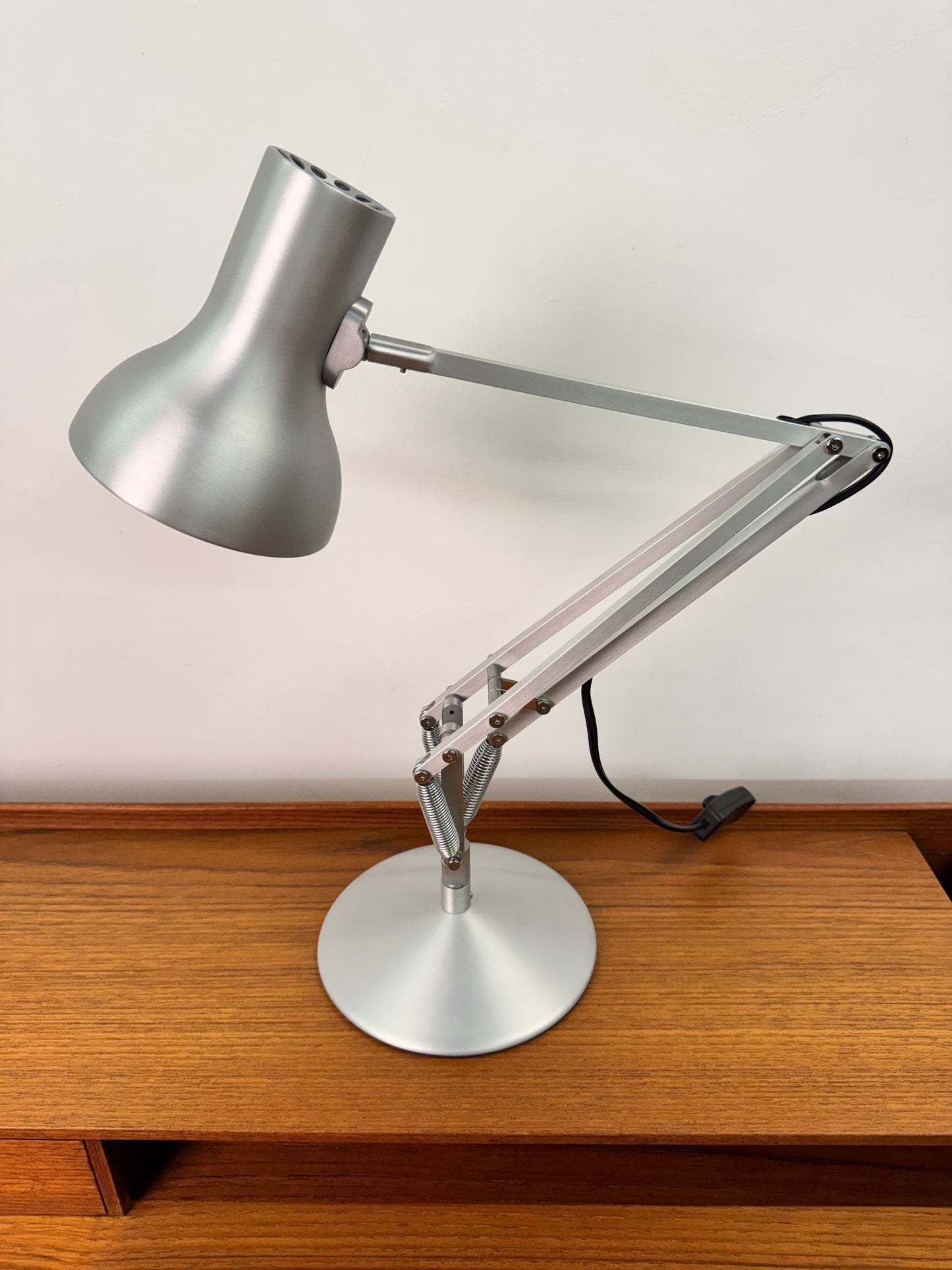 Model 75 mini anglepoise lamp silver