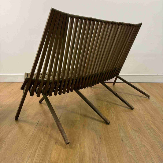 Vintage hardwood garden bench