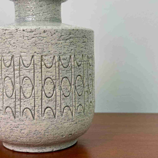 1960s Bitossi pottery Dente lamp bases