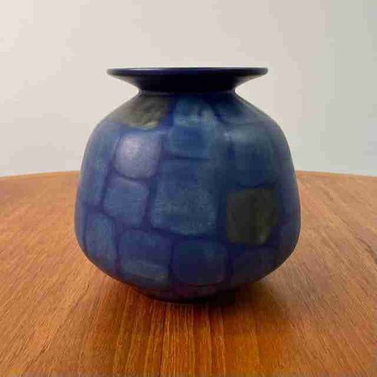 1960s West German Blue toned vase