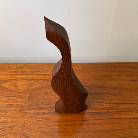 1970s Carved abstract bird sculpture