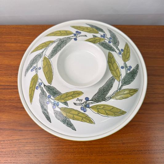 Herb garden oven dish by Poole 1963