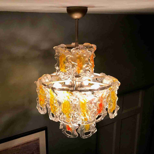 1960s Murano glass chandelier