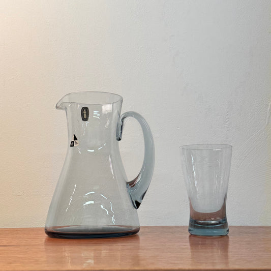 1960s water jug set by Whitefriars