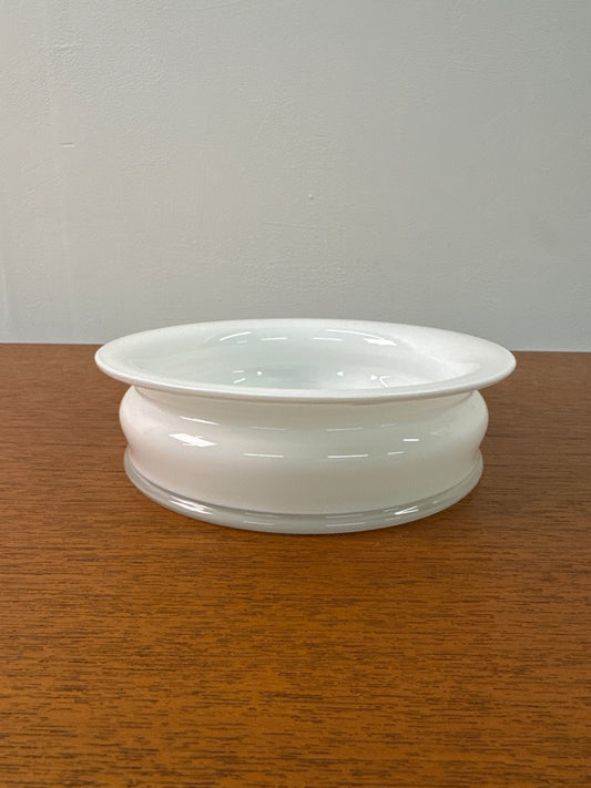 White bowl by Michael Bang for Holmgaard
