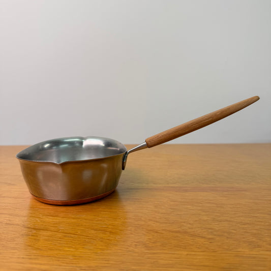 Copper bottom sauce dish by PF Lauffer Norway