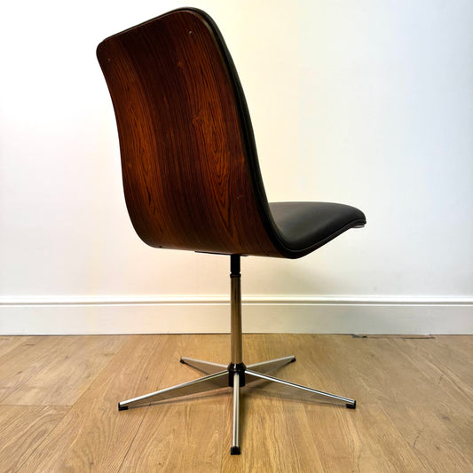 1960s Rosewood swivel chairs by Robert Heritage