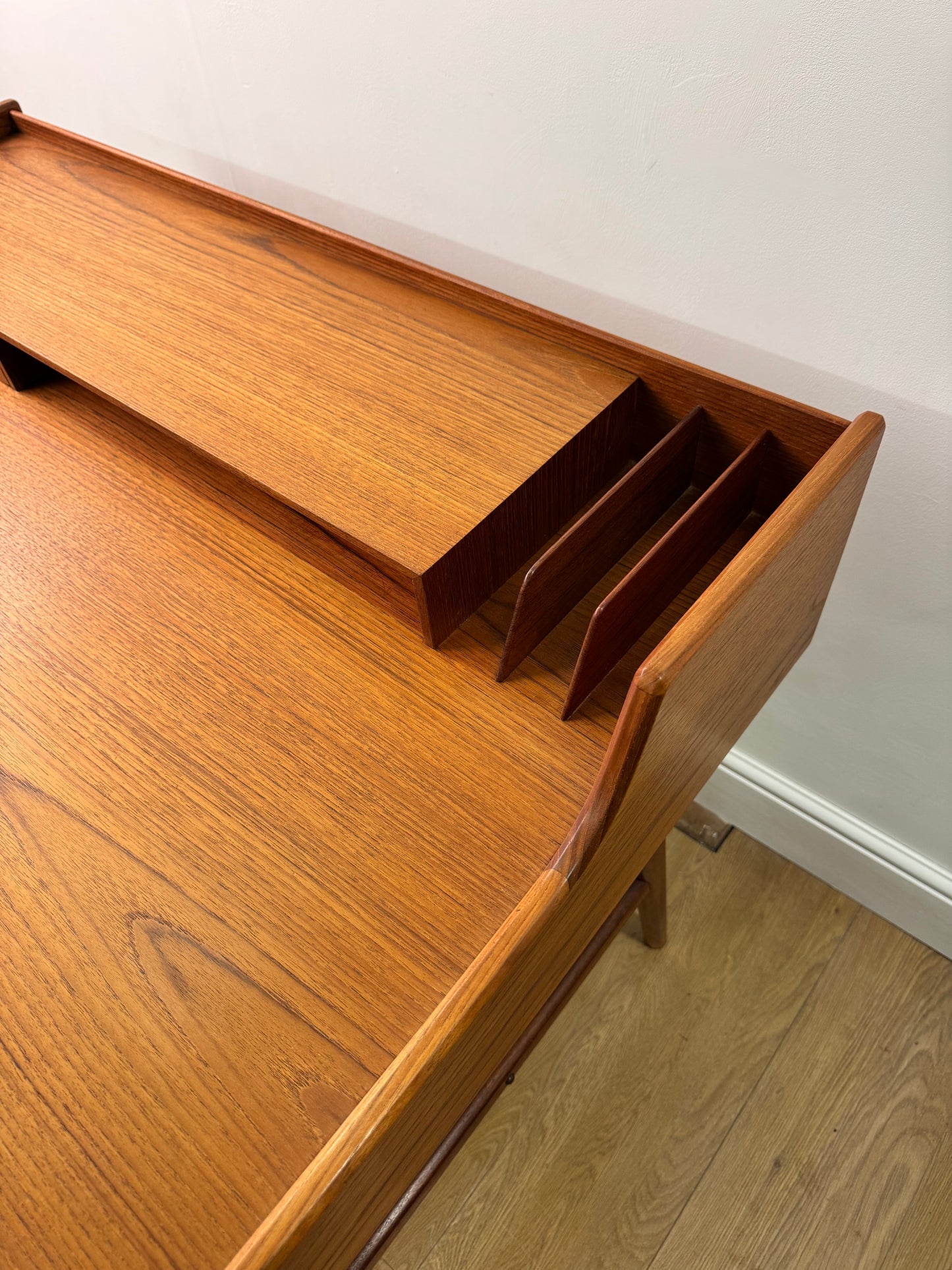 1960s Danish teak desk by Arne Wahl Iversen