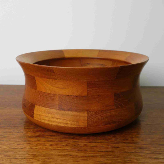 70s Teak fruit bowl by D Scan Singapore