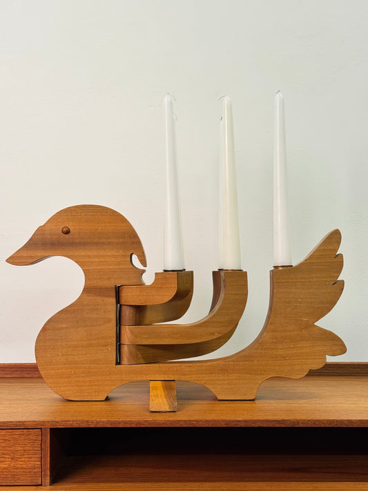 1970s Scandinavian duck candelabra