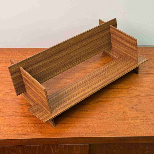 1970s plastic laminate book trough