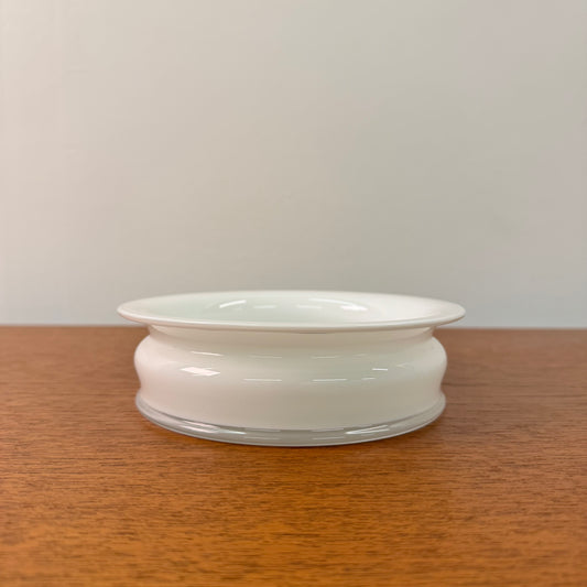 White bowl by Michael Bang for Holmgaard