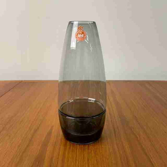 1960s Holmegaard glass candle holder