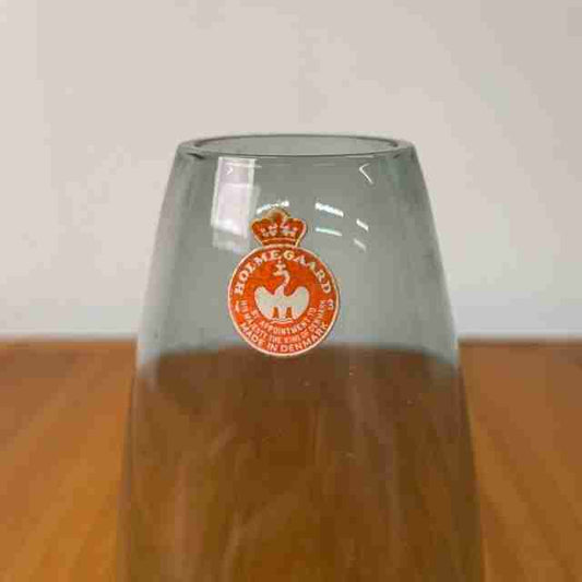 1960s Holmegaard glass candle holder