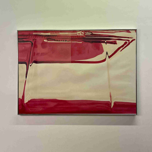 "Car reflection" screen print by Brendan Neiland 1972