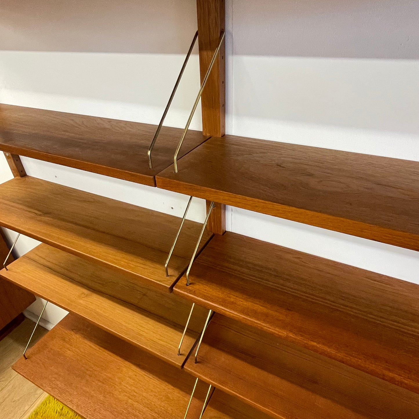 1960s Veggen Deluxe 2 bay teak wall unit made in Norway