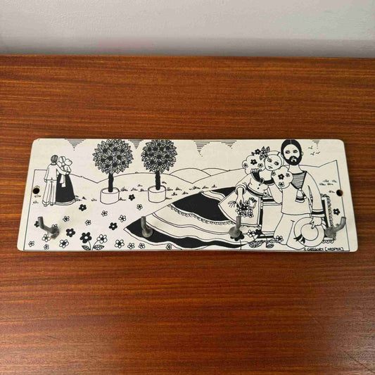 1970s Key hooks by Sally Gregory Hesper