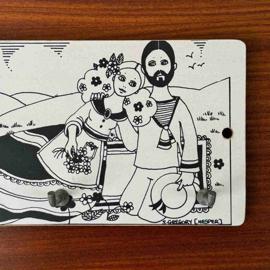 1970s Key hooks by Sally Gregory Hesper