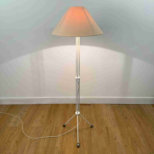 1950s metal tripod floor lamp