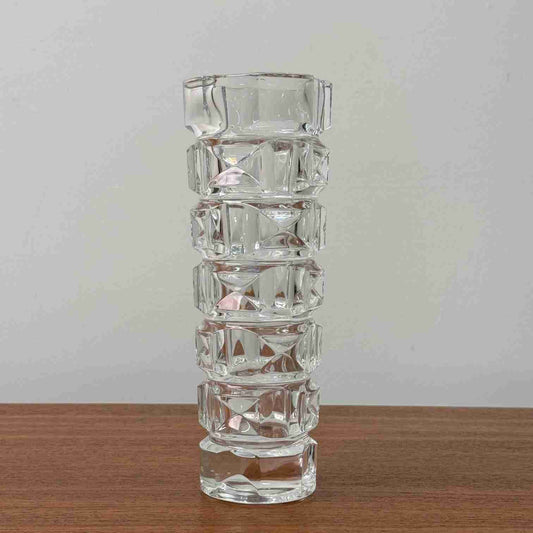 1970s moulded glass vase by Jacques George Durand