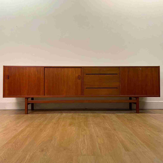 1960s long teak sideboard by Nils Jonsson Sweden