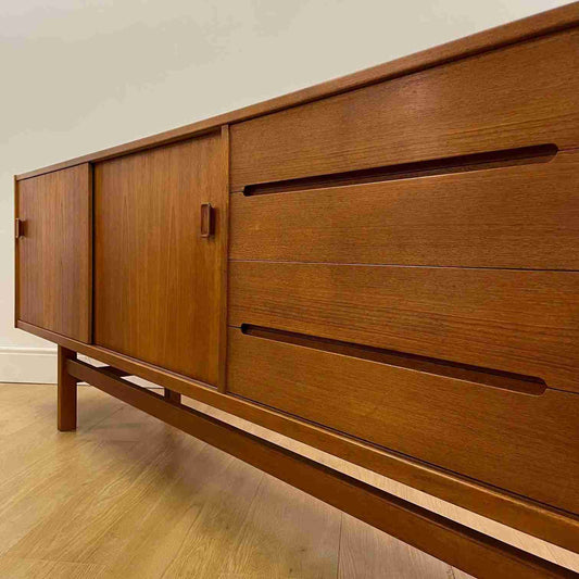 1960s long teak sideboard by Nils Jonsson Sweden