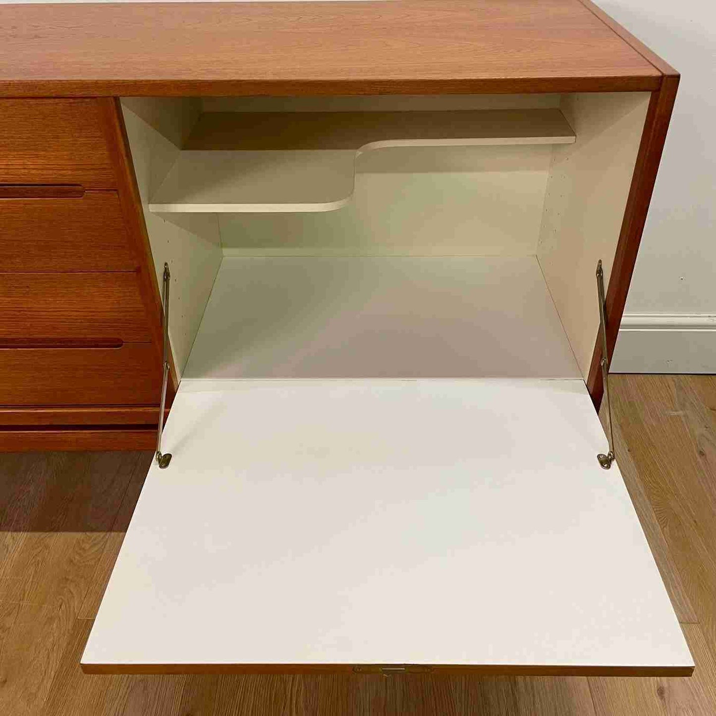 1960s long teak sideboard by Nils Jonsson Sweden