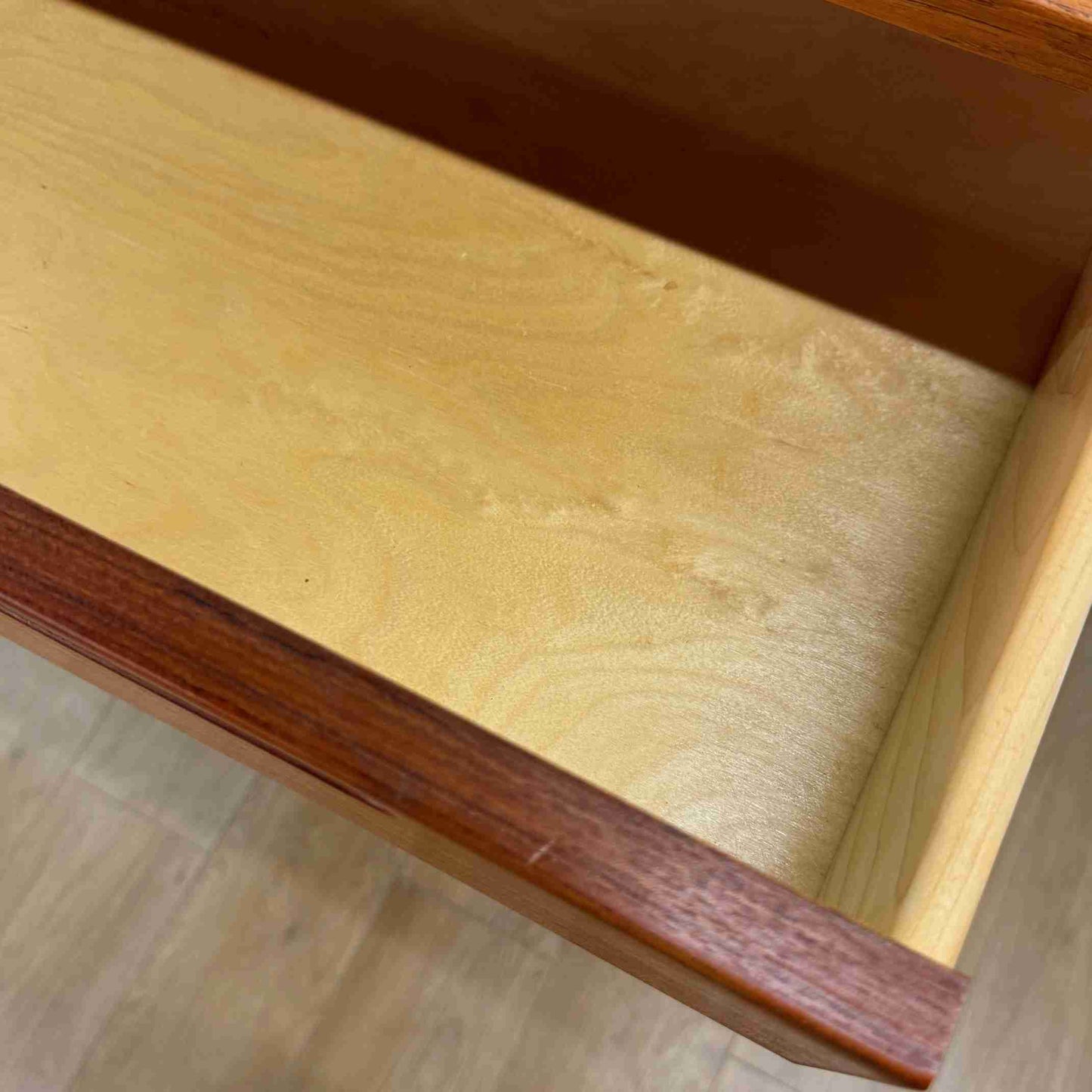 Tall teak chest of drawers by Nils Jonsson