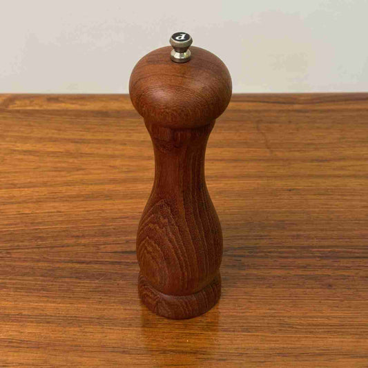 1960s teak pepper grinder by Peter Piper